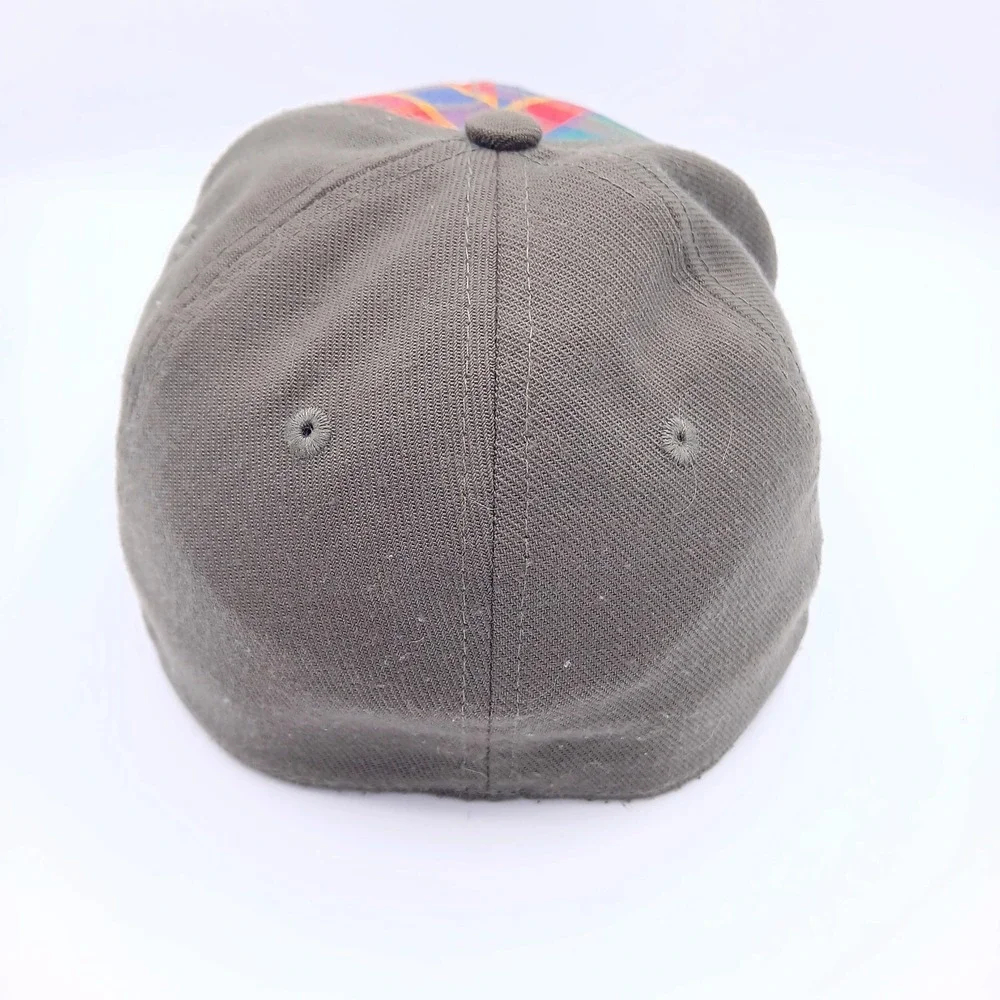 Webelos Hat Cap Fitted Medium Plaid Flex Patch Youth Uniform‎ Scout